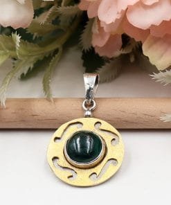 Özel Tasarım El Yapımı Malahit Taşlı Takım