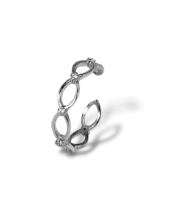 Minimal oval motifli 925 ayar gümüş yüzük – zirkon taş detaylı sarı, rose ve beyaz renk seçenekli model